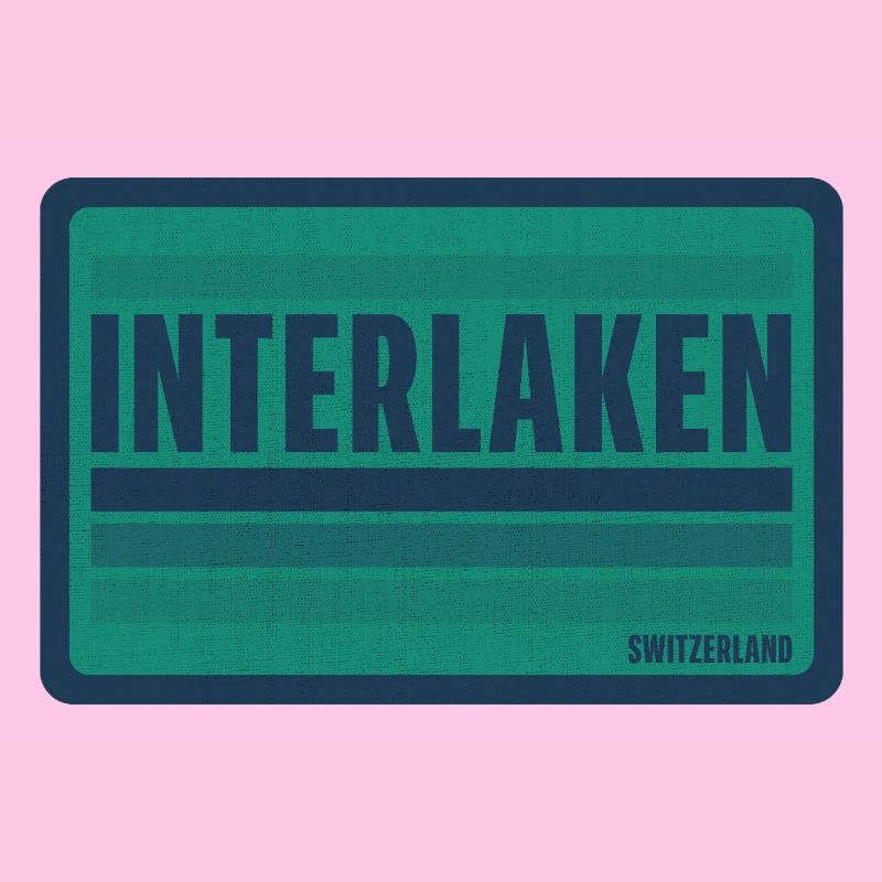 Interlaken Retro Abzeichen