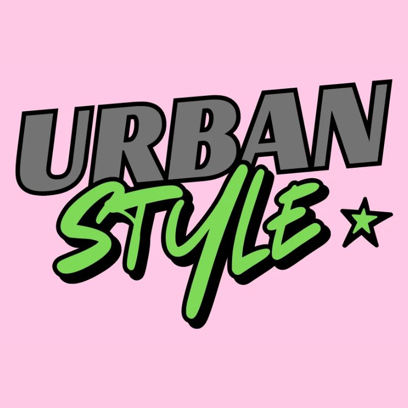 Style urbain – Look graffiti avec un accent vert