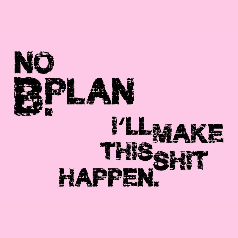 Pas de plan B – Déclaration de faute de frappe grunge