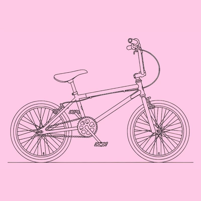 Freestyle BMX Silhouette Minimal