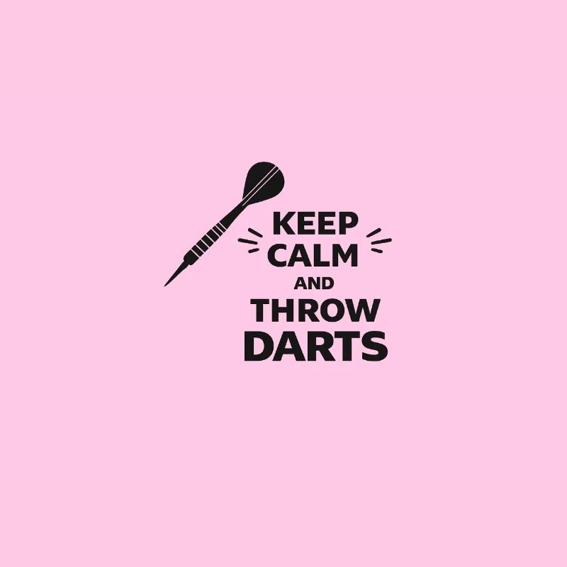 Darts Ruhe Typografie