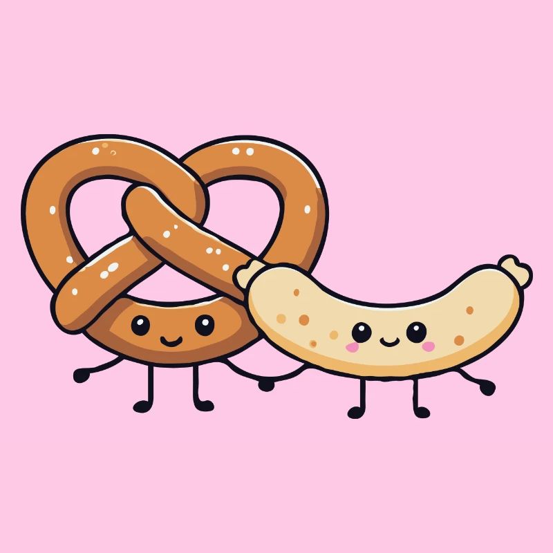 Boudin blanc avec bretzel