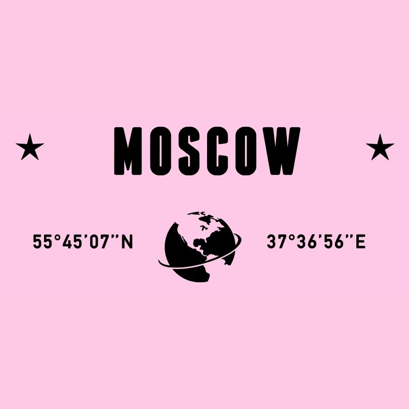 Moscou Russie Coordonnée la planète Terre