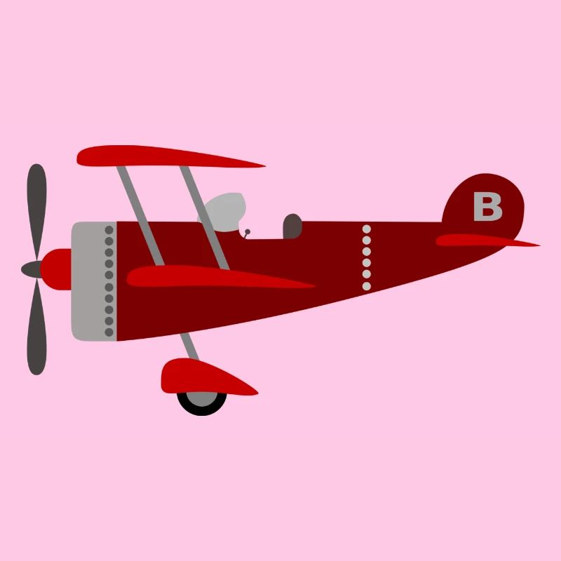 Flugzeug rot