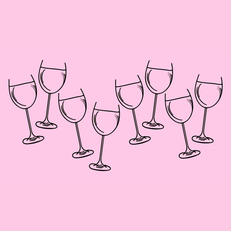 Wein glaeser sekt