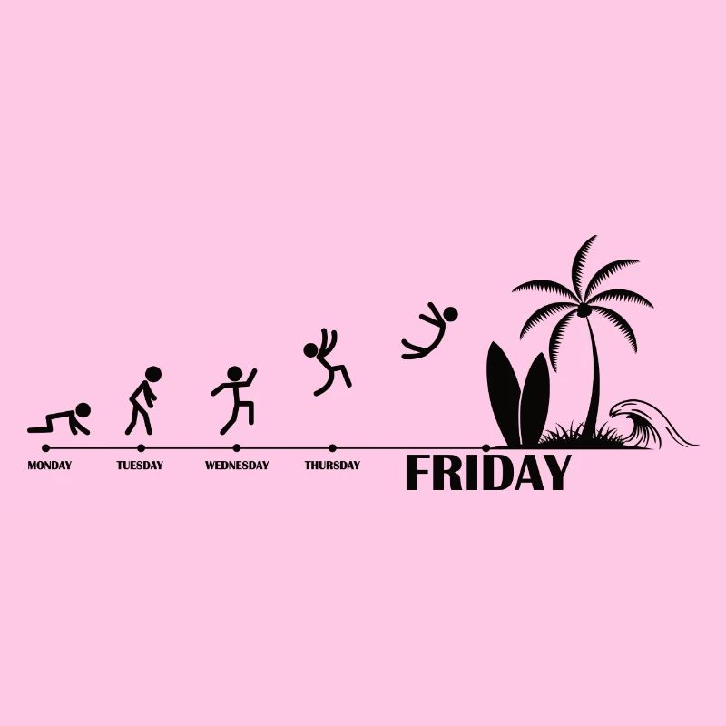 Endlich Freitag Strand Evolution