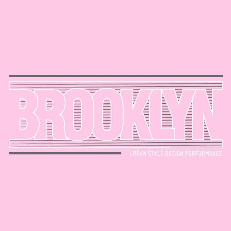 Winde der Skyline von Brooklyn Silhouette