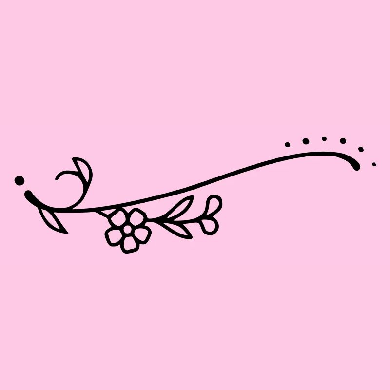 Curved Line Flowers