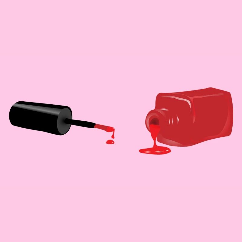 Roter Nagellack/ Nail polish Geschenk/Geschenkidee