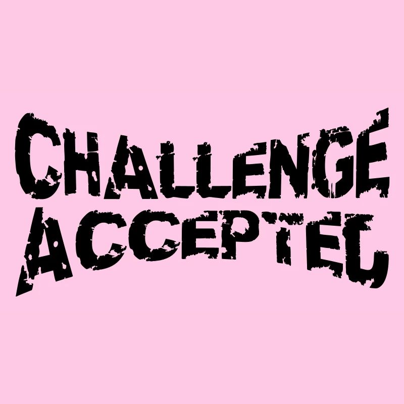 Cooler Stempel Challenge Accepted