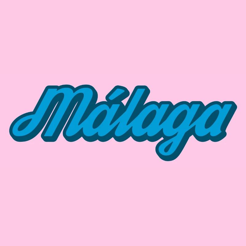 Málaga Coastal Script Blue
