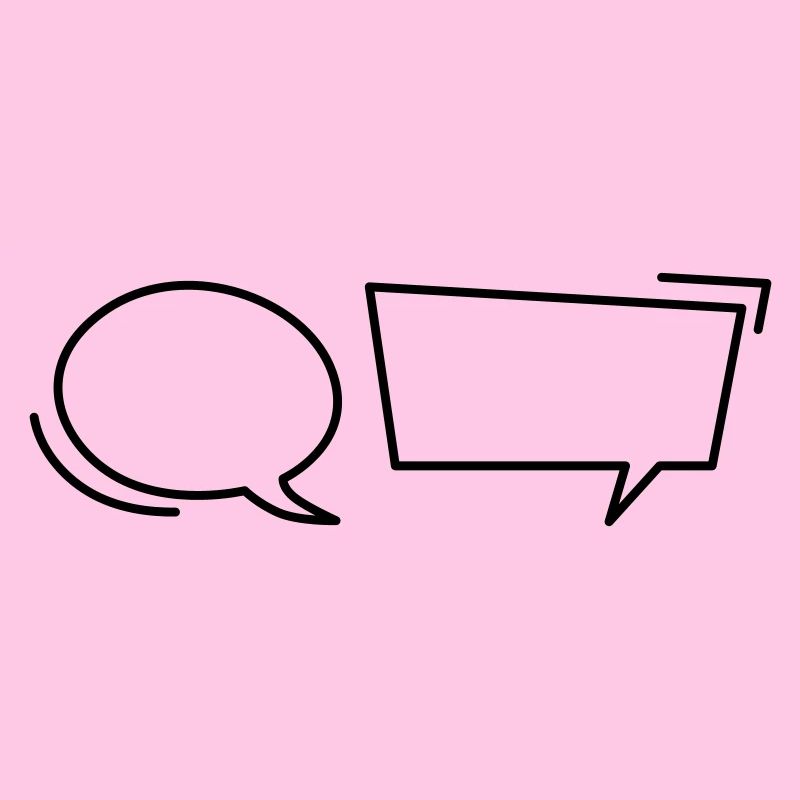 Comic speech bubbles