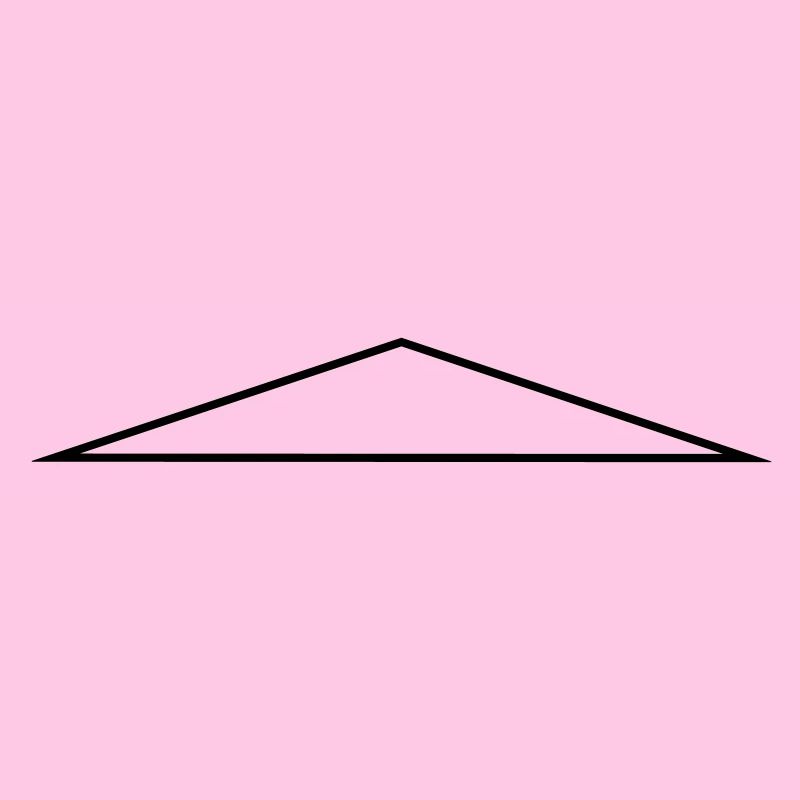 delta / / isosceles / / flat / / frame