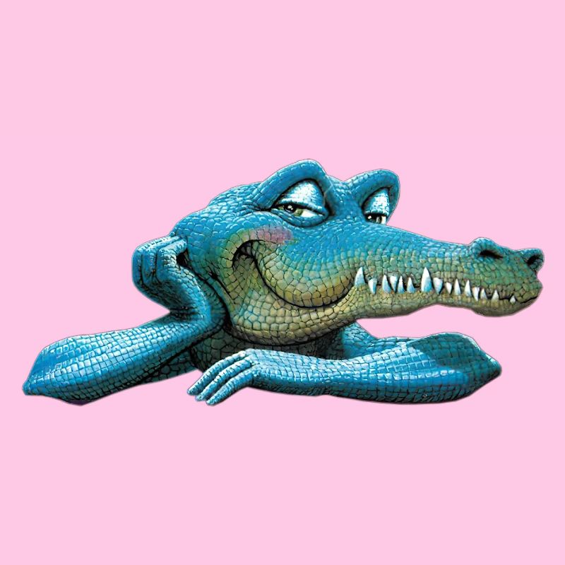 Retro Krokodil Amstrad - Maskottchen 02