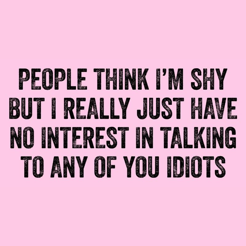 No interest in small talk