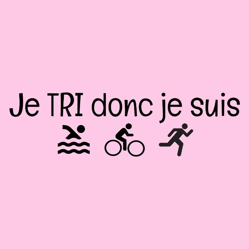 I SORT therefore I am. Triathlon humor gift