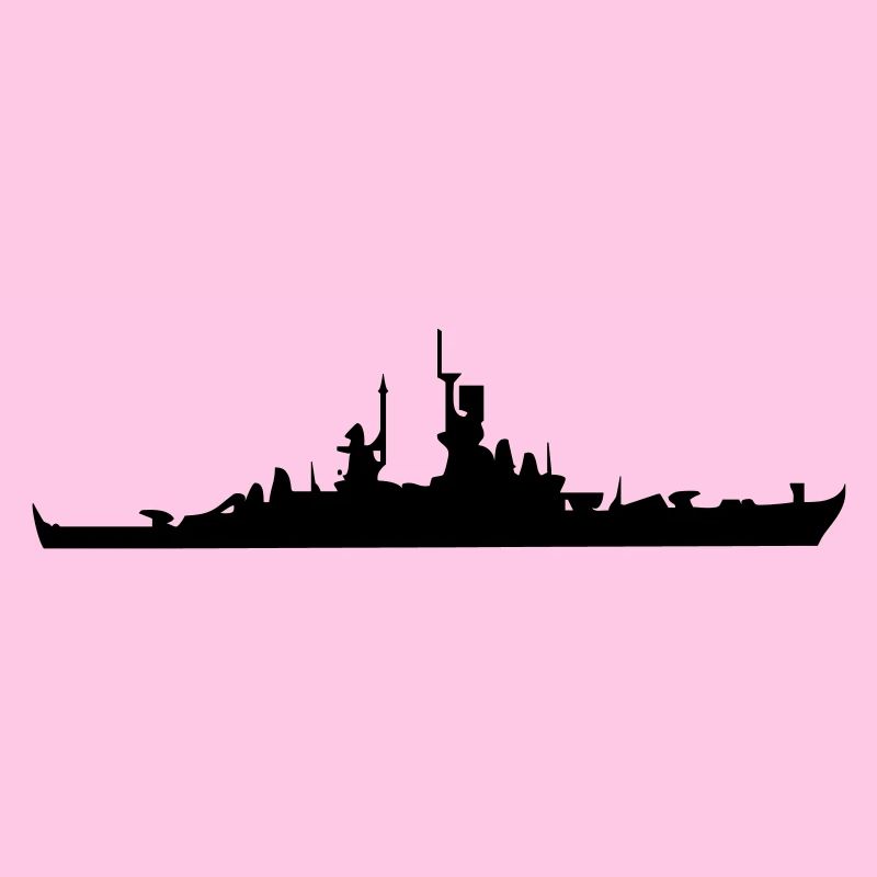 Vector Navy Kriegsschiff Silhouette