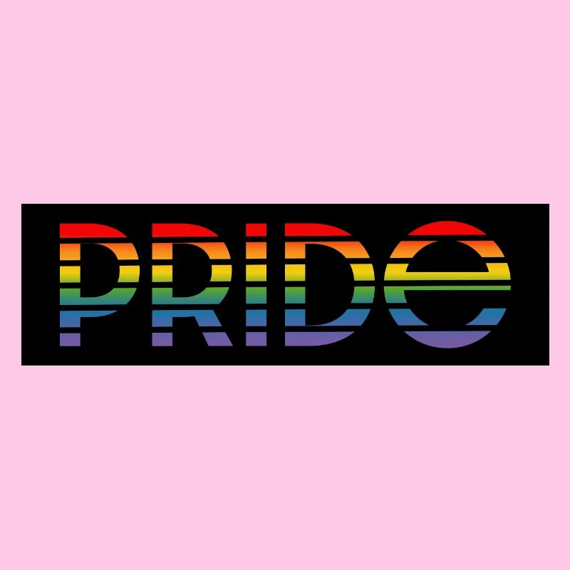 Pride rainbow black background