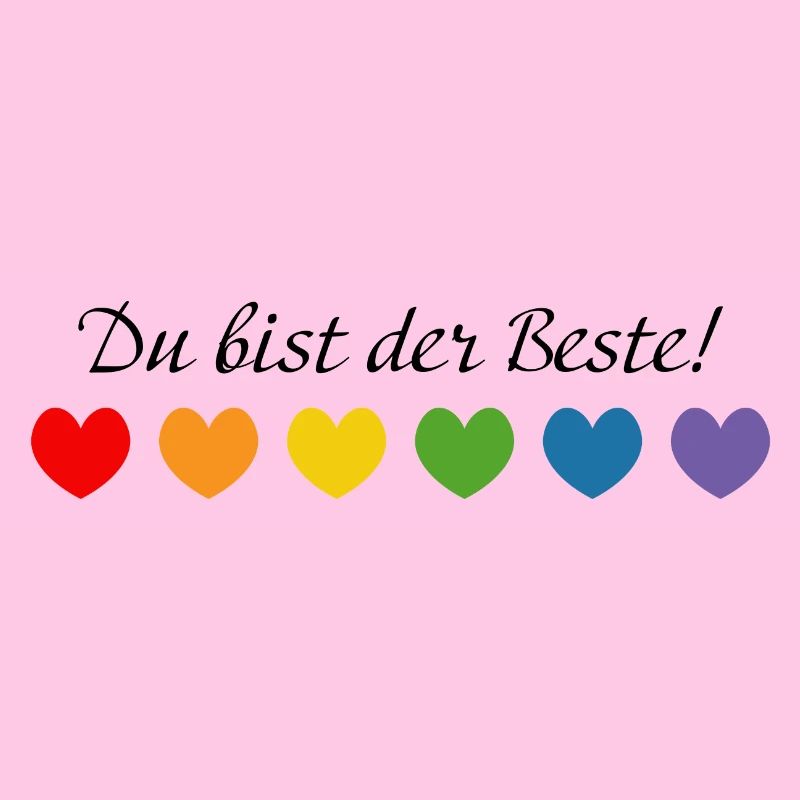 Regenbogenherzchen du bist der Beste