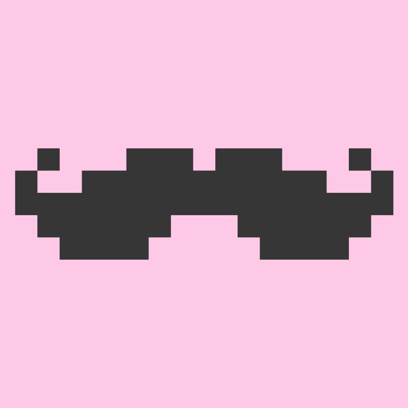 Moustache 8bit pixel