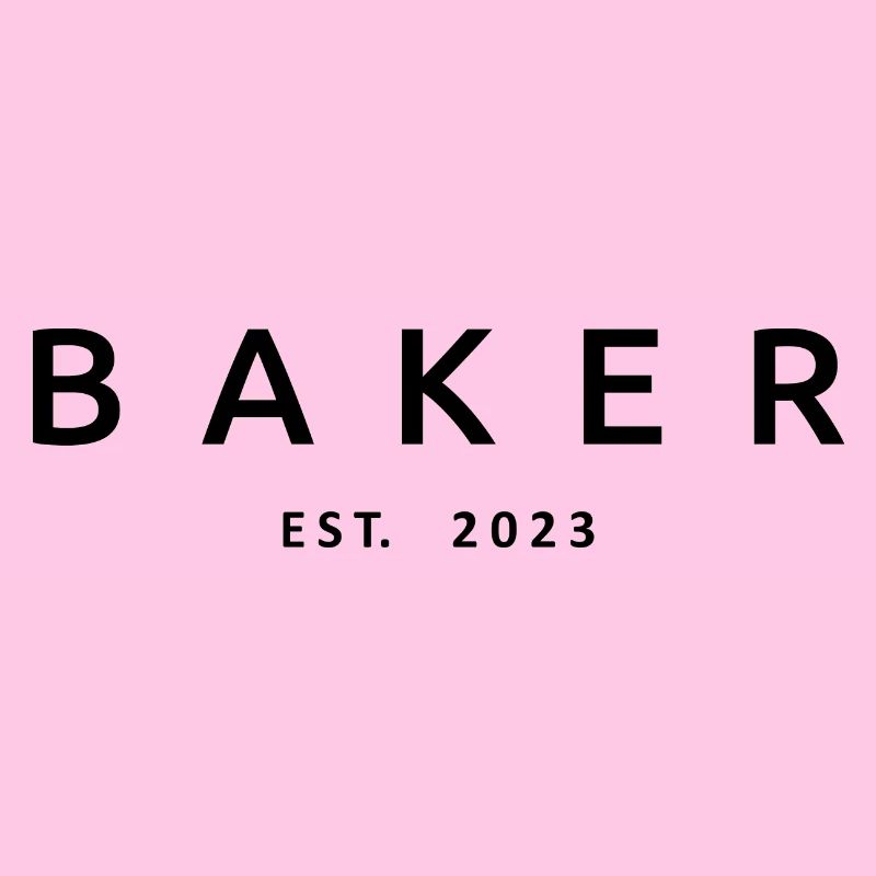 Baker Est. 2023 Absolvent Konditorei Backen Student