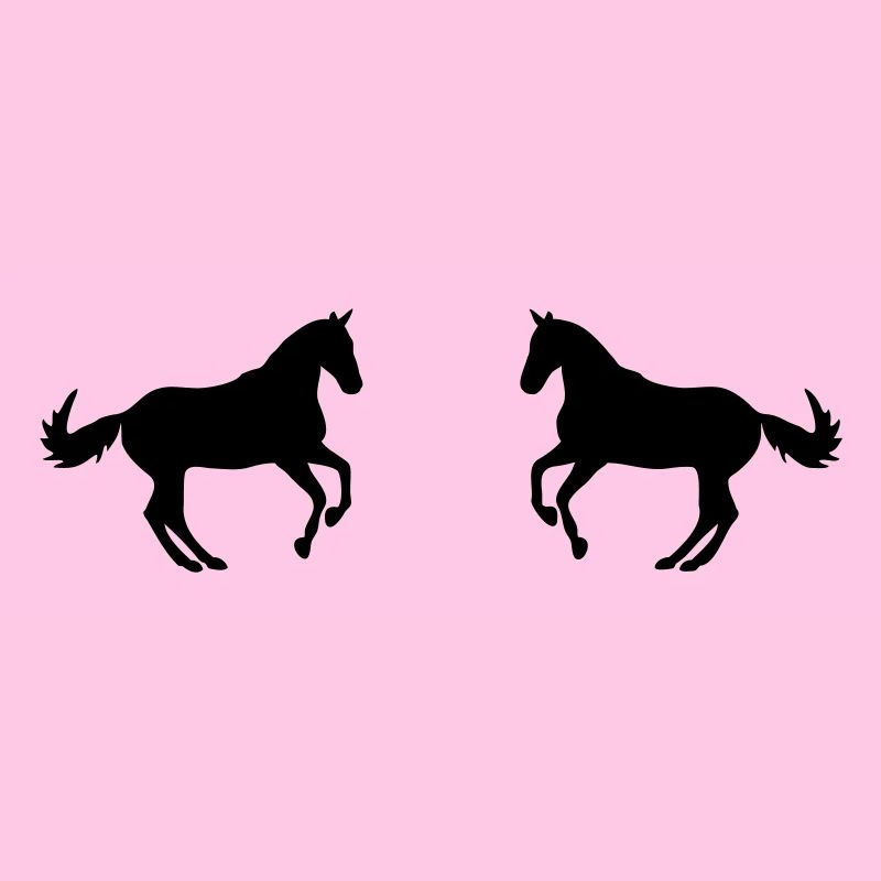 two horses