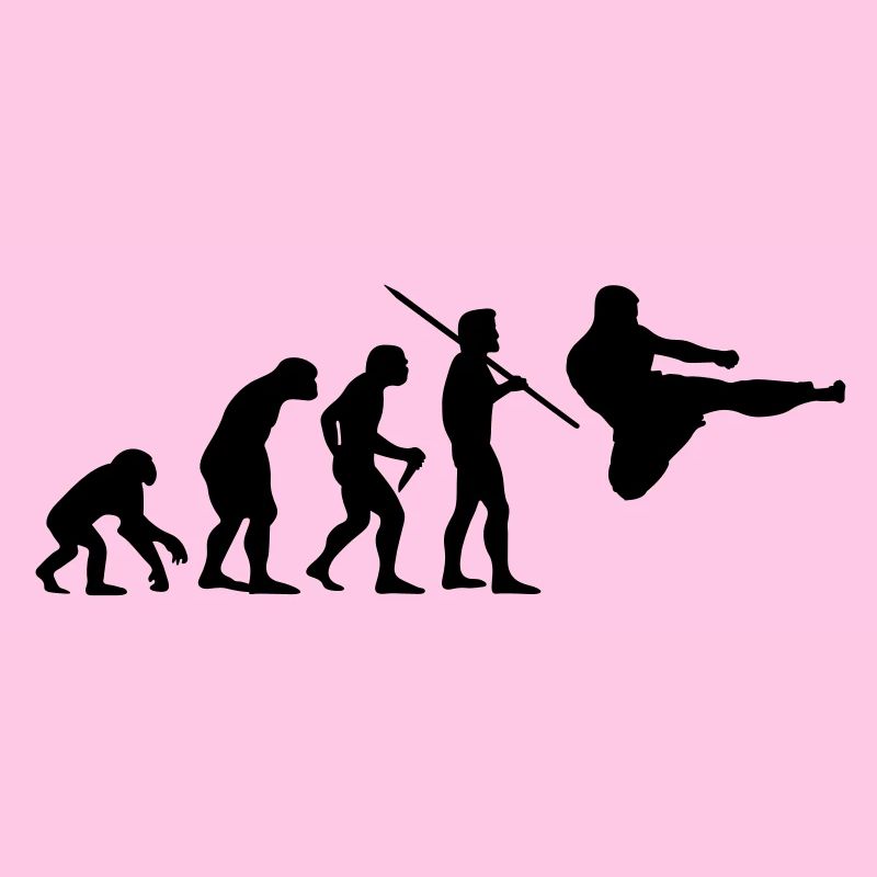 Evolution des Menschen - Kampfsport