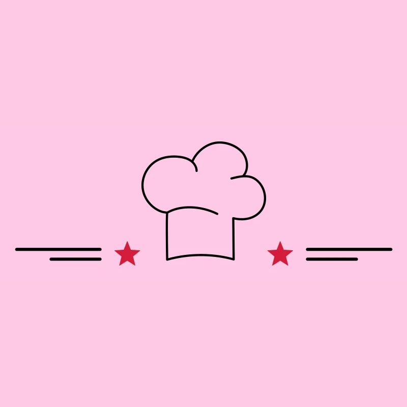 Toque de chef avec étoiles