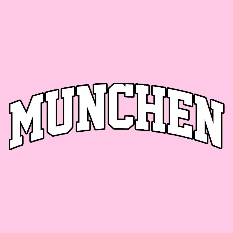 München logo: Collegiate design in German style