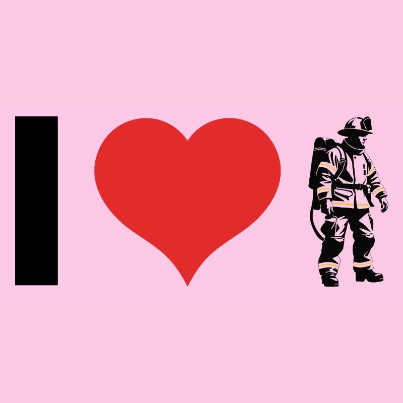 Firefighter - Profession Design Sticker