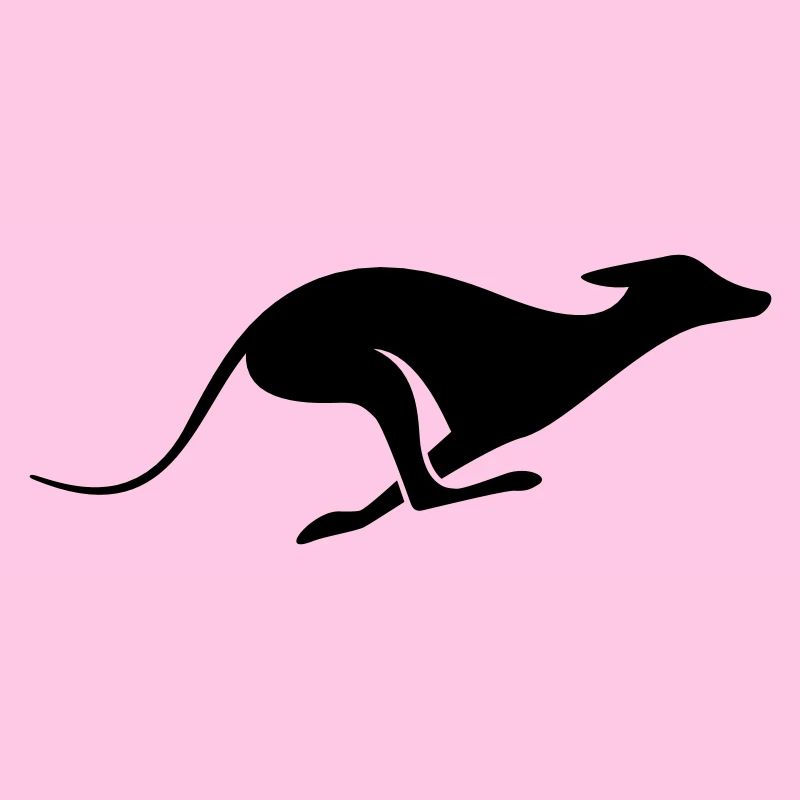 Windhund Silhouette – Lévrier, Greyhound Design