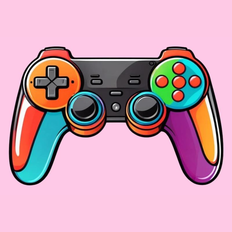 Gamepad Controller Farben Bunt