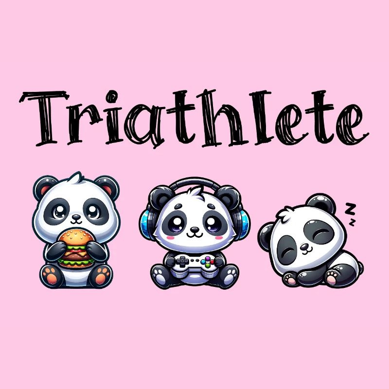 Triathlete Panda