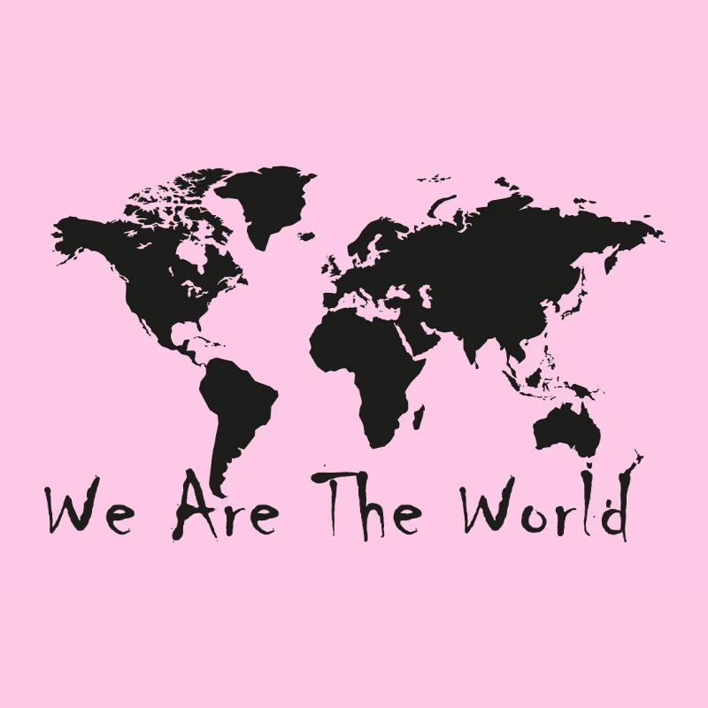 World Unity Map Silhouette