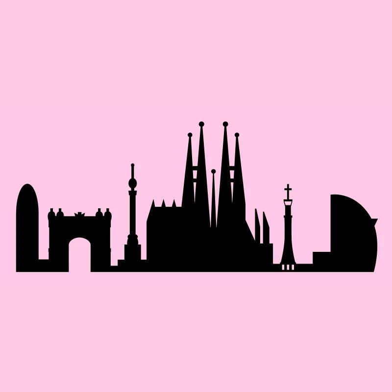 Barcelona Skyline Spanien