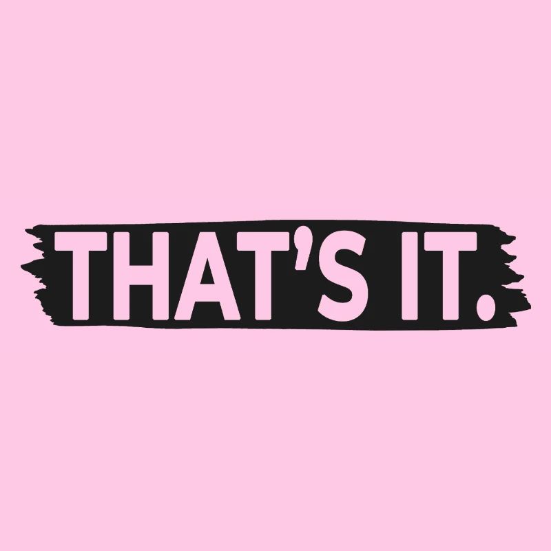 C’EST ÇA. – Typographie minimaliste à déclaration