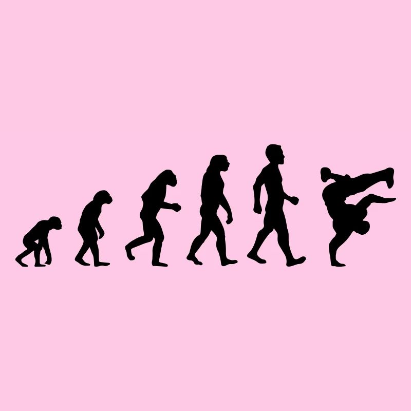 Evolution Breakdance Motiv als Geschenk