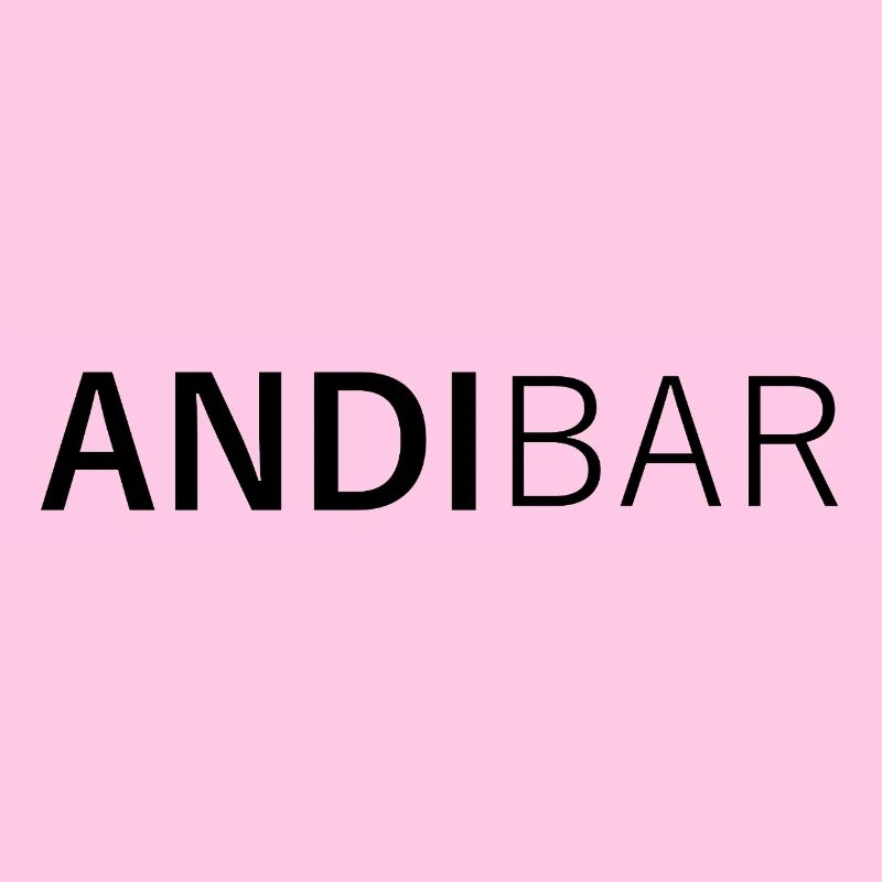 ANDIBAR – Name play on words Andi, Andreas, Andy