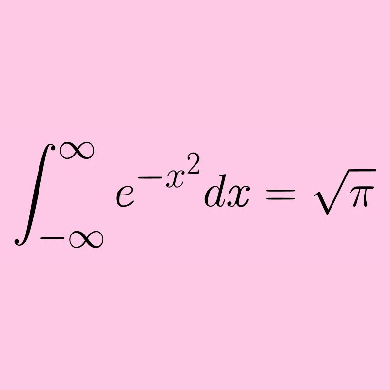 Gaußsches Integral Geschenk Idee