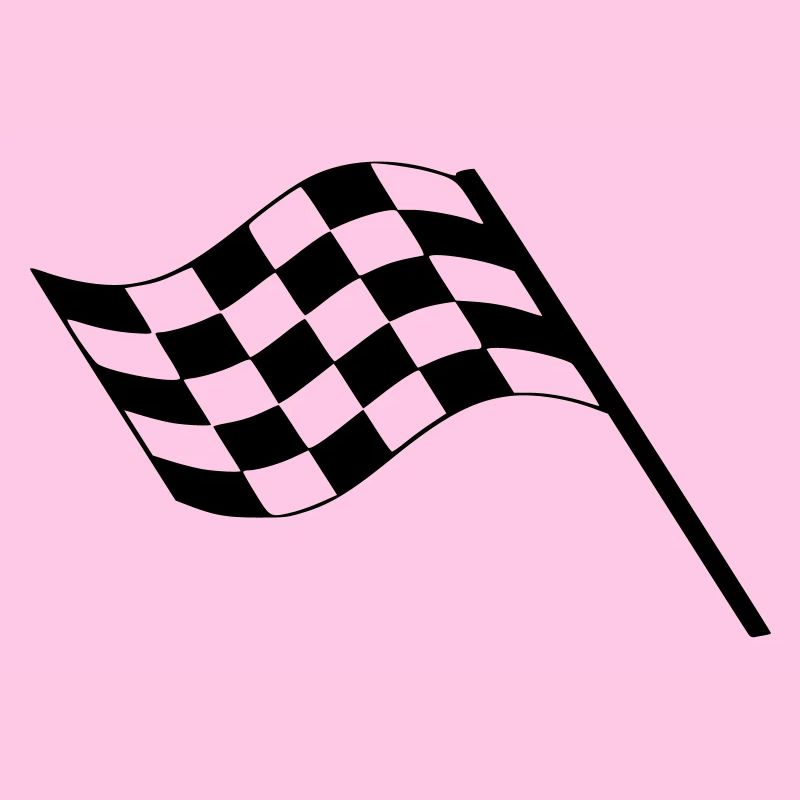 Drapeau Course Cible Voiture