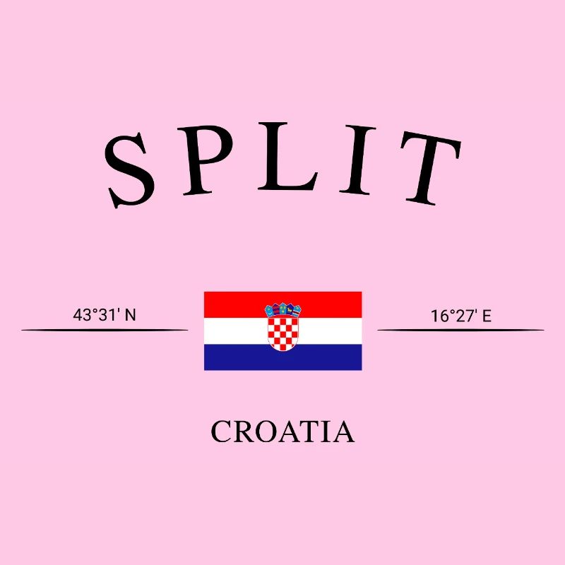 Split Kroatien – Urlaub Souvenir & Geschenk