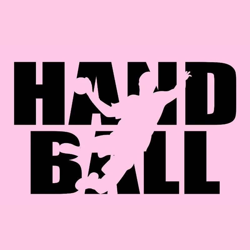 Klassisches Handball Design – Teamgeist & Power