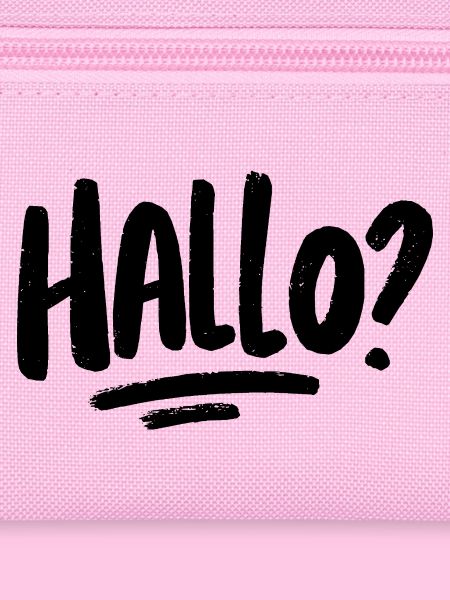 Hallo? - schwarz