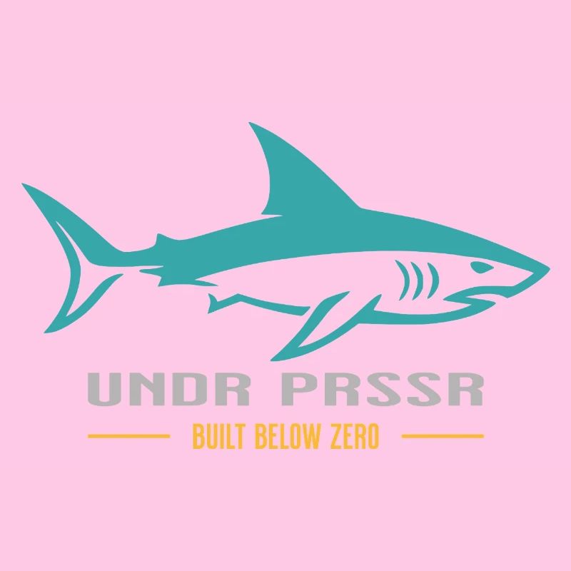 Requin UNDR PRSSR Plongeur Plongeur Construit en dessous de zéro