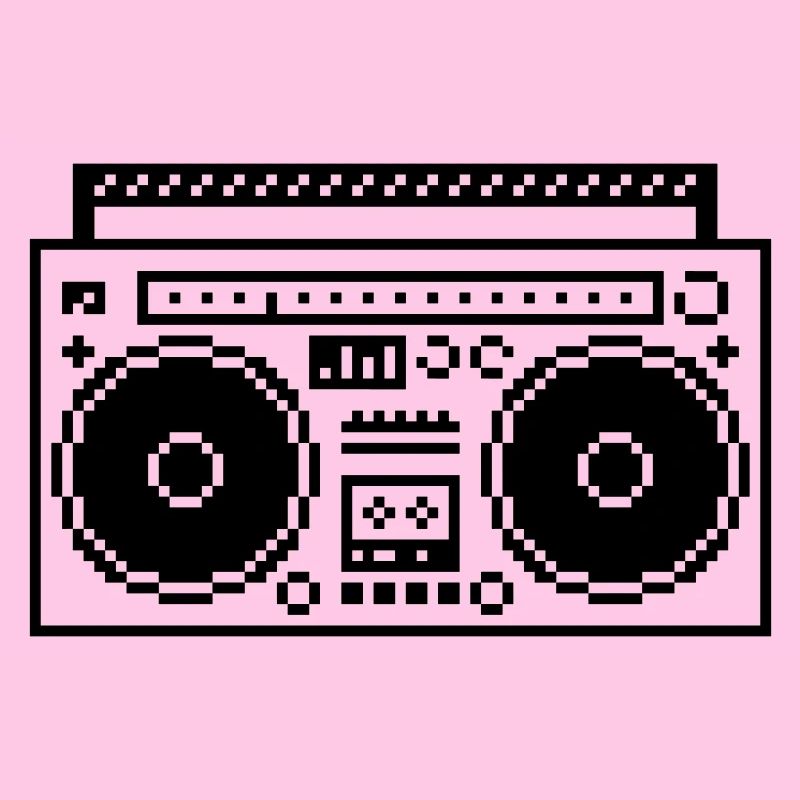8bit Pixel Boombox