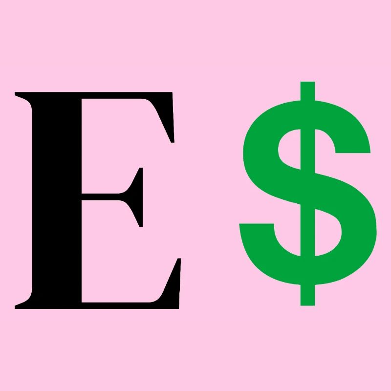 Letter E Dollar