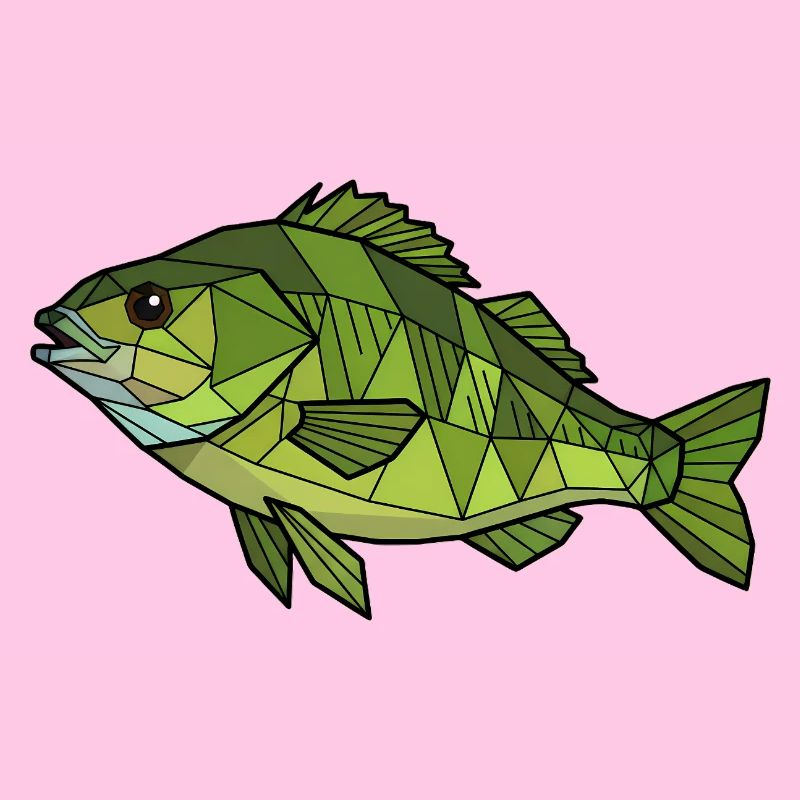 Perchoir géométrique Low Poly