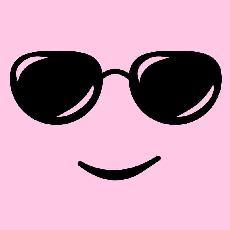 sunglasses smile reflection
