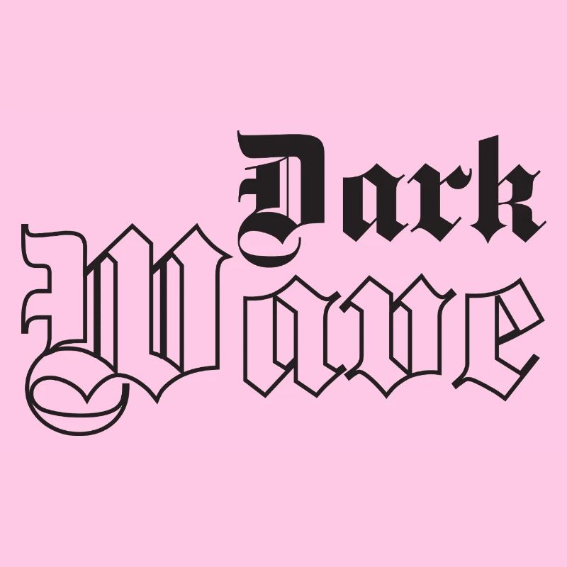 Dark Wave music Gothic Typography