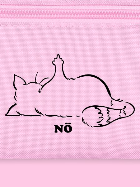 Katze Nö, Nein, No...Mittelfinger